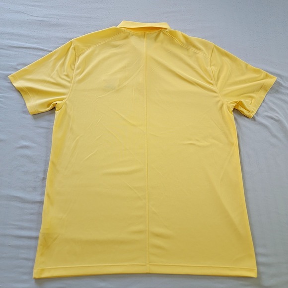 Nike LACC 123RD US‎ OPEN Dri-Fit Tour Golf Polo Shirt Men's Medium Yellow Solid - Picture 4 of 7